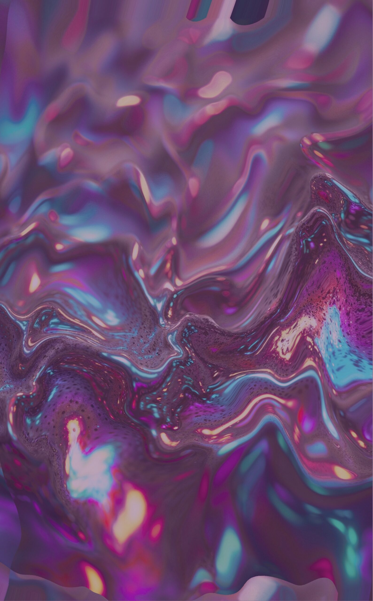 Fond de vagues aux couleurs et reflets violettes